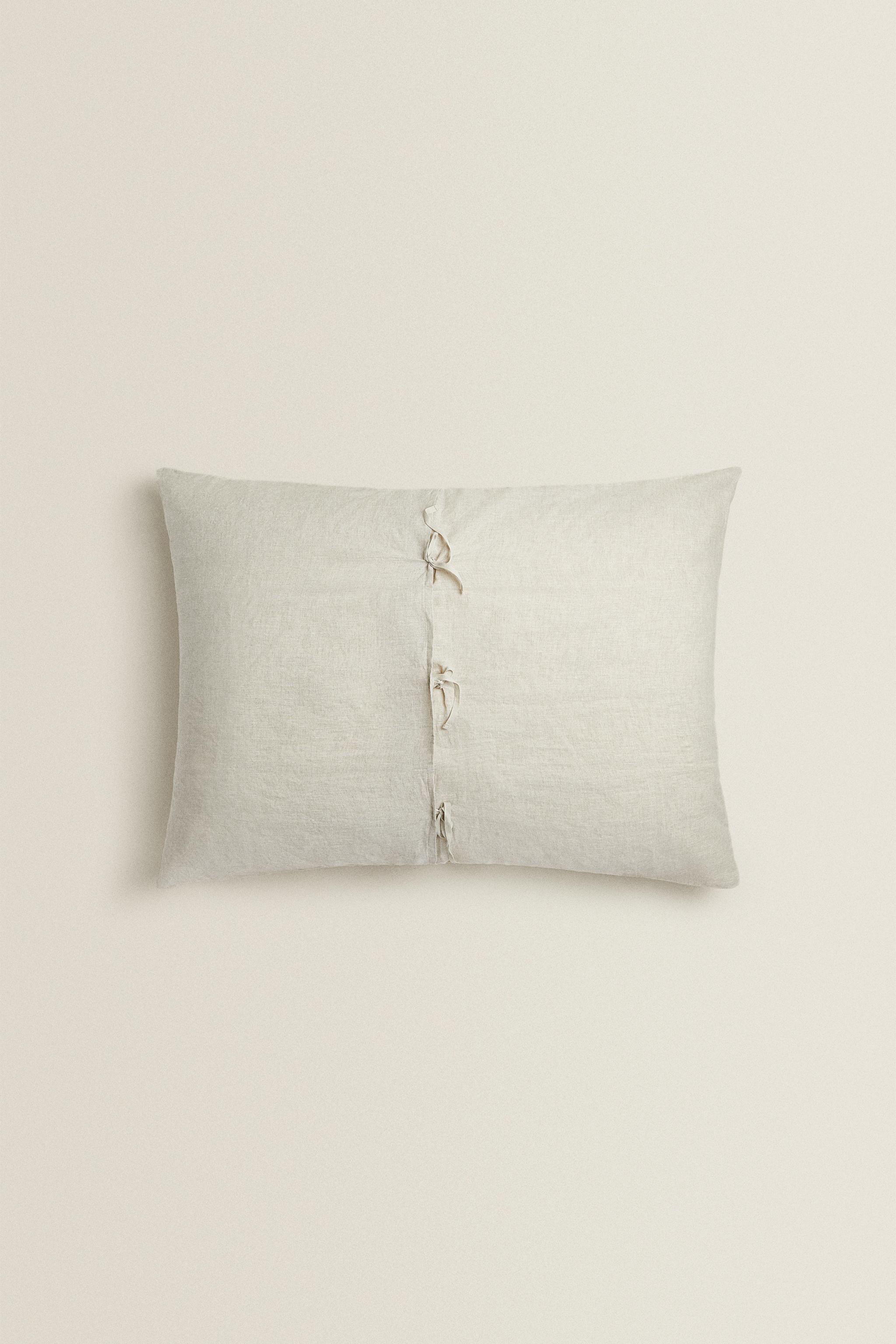 XXL LINEN THROW PILLOW COVER